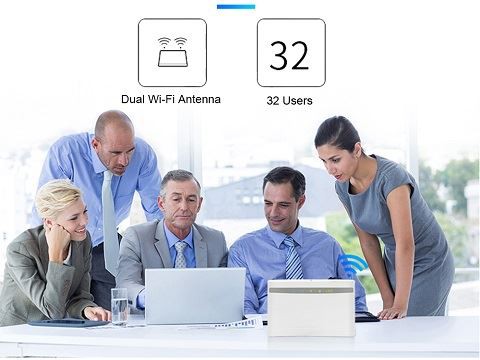 Programfält för 4G-router