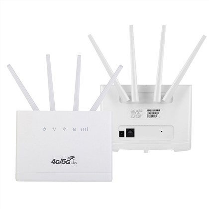 CPE WIFI Router med antenner och simkortplats